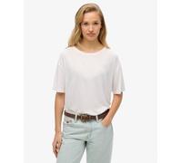 Women's drop shoulder T-shirt Superdry Studios Blanc XS