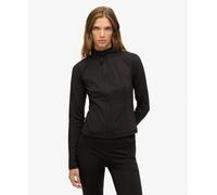 Superdry Studios Fitted Track Full Zip Sweatshirt Black XL Woman
