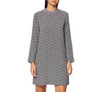 Superdry Women's Studios L/S Woven Mini Dress Casual, London Floral Black, L