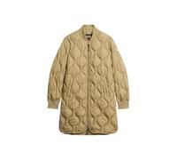 Superdry Women's Studios Long Liner Jacket A4 Padded, dried herb green, 18