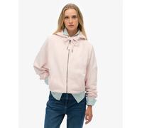 Superdry Studios Relaxed Full Zip Sweatshirt Pink M Woman