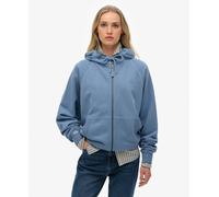 Women's zip-up hoodie Superdry Studios Bleu M