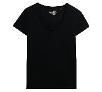 Superdry Studios Scoop Neck Short Sleeve T-shirt Black S Women