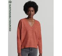 Superdry Womens Studios Slouch V-Neck Knitted Jumper