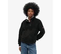 Superdry Womens Super Soft Popper Neck Teddy Fleece