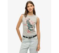 Superdry Womens Superdry Womens X Komodo Kailash Dragon Slim Vest Top