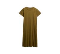 Superdry Women's T-Shirt Midi Dress, khaki, 10