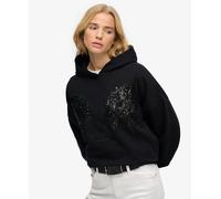 Superdry Womens Tattoo Embellished Oversized Hoodie