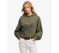 Superdry Womens Tattoo Embellished Oversized Hoodie