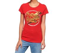 Superdry women's The Real Sparkle Entry cotton t-shirt XS
