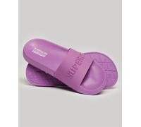 Superdry Womens Vegan Code Logo Pool Sliders