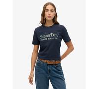 Superdry Womens Venue Metallic Relaxed T-Shirt