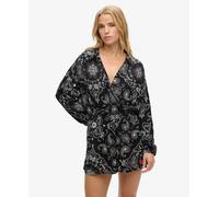 Superdry Vintage Beach Romper Black XS Woman