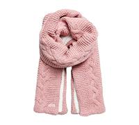 Superdry Women's Vintage Cable Scarf (Rose Tweed)