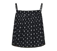 Superdry Womens Vintage Embellished CAMI TOP Cami Shirt, Black Geo, M