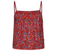 Superdry Vintage Embellished Sleeveless Blouse Red M Women