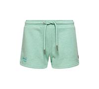 Superdry Womens Vintage Logo EMB Jersey Short Shorts, Minted Marl, M