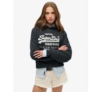 Superdry Womens Vintage Logo Metallic Relaxed Hoodie