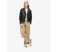 Superdry Vintage Elastic Cargo Cargo Pants Brown 32 Woman