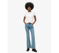 Superdry Womens Vintage Mid Rise Slim Flare Jeans