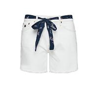 Superdry Womens Vintage MID Rise Slim Short Denim Shorts, Optic, 26