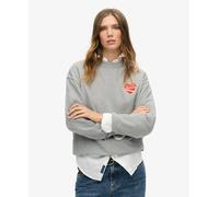 Superdry Womens Workwear Embroidered Loose Crew Jumper
