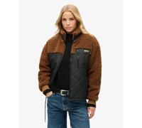 Superdry Womens Workwear Sherpa Fleece Hybrid Jacket