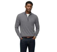 Superdry Wool Blend Half Zip Sweater Grey 2XL Men