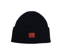 Superdry Workwear Knitted Beanie Hat Baseball Cap for Women, Eclipse Navy Blue, One Size
