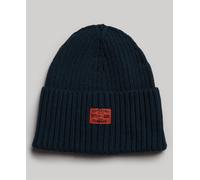 Superdry Women's Workwear Knitted Beanie Hat Baseball Cap, Eclipse Navy Blue, One Size