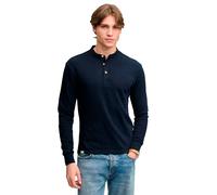 Superdry Woven Placket Grandad Sweater