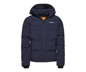 Superdry's Hooded Straight Puffer Bleu XL