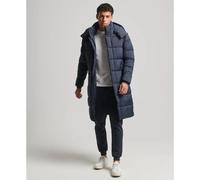 Superdry Rips Longline Puffer Jacket Grey S Men