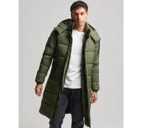 Superdry Rips Longline Puffer Jacket Green M Men