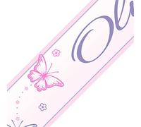 SuperDuperDecor Chasing Butterflies - Personalised Bedroom Wall Border - eco Decor Strips - Mixed - with Name