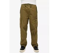 Superdy Men's Baggy Parachute Pants In Burnt Olive Size 36W