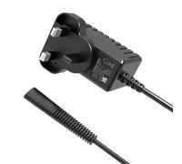 Superer 12V Fit for Braun-Shaver-Charger Cable UK Plug Series 9 5 3 7 6 S3 S5 Pro, Silk-épil 5/7/9 5544 XT5 Electric Wet & Dry Epilator Power Safety Replacement