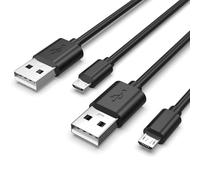 Superer Extra Long 3 Meter 2Pack Micro USB Charger Cable Fit for Sony PS4, Xbox One, PlayStation 4, PS4 Pro, PS4-Slim, Fit for Xbox One S/X Series Controller Fast Charging Cord - Durable Power Lead
