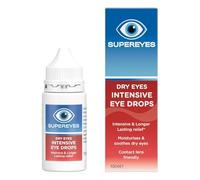 Supereyes Intensive Dry Eye Drops, Lasting Relief, Moisturises & Soothes Dry Eyes, Contact Lens Friendly, 10ml