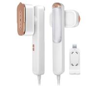 SUPERFA Travel Steamer 110V-240V Dual Voltage - Handheld Clothes Steamer Iron, UK Plug, 1100W Fast Heat-Up, Mini Steam Iron for Home, Holiday Travel Size