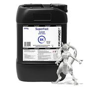 SuperFast 8K 3D Printer Resin Water Washable, 50um Print in 0.5 sec, Made in Korea by 3DMaterials (Clear, 5000g)