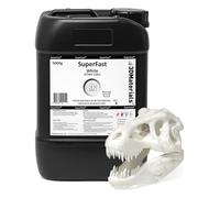 SuperFast 8K 3D Printer Resin Water Washable, 50um Print in 0.5 sec, Made in Korea by 3DMaterials (White, 5000g)