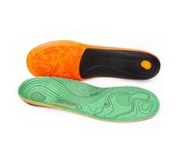 superfeet Unisex Trailblazer Comfort Carbon Fiber Orthotic Support Inserts for Cushion in Hiking Boots and Trail Shoes, Green/Orange, F UK 10-11.5