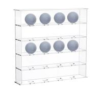 SUPERFINDINGS 1 Set Mountable Golf Ball Holder Golf Ball Collection Acrylic Display Cabinet Clear Showcase Racks for Hanging Display Shelves for Shop Windows