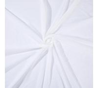 SUPERFINDINGS 1 Yard White Stretch Sheer Material 4 Way Stretch Net Fabric Mesh 67 Inches Lightweight Mesh Fabric for Lining Dressmaking Sewing Clothes Doll DIY Craft Projects