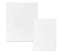 SUPERFINDINGS 100 Sheets 2 Sizes Clear Sticky Notes 7.2x4.9/11.7x8.3 Transparent Sticky Notes Waterproof Self-Adhesive See Through A4 Post Stickers for Reading Writing Notebook Markers