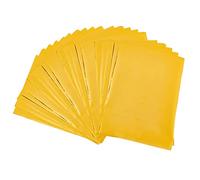 SUPERFINDINGS 100 Sheets A5 Hot Foil Transfer Sheets Gold Hot Foil Stamping Papers 21.1x14.6cm Metallic Heat Transfer Foil Paper for Foil Quill/Heat Foil Pen Card Making Scrapbooking Paper Crafts