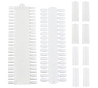 SUPERFINDINGS 12Pcs 2 Styles Nail Tip Display Palette Board Nail Art Design Pattern Practice Nail Polish Colors Nail Polish Display Palette for Tips Board for Art School Beginners