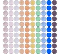 SUPERFINDINGS 140Pcs 10 Colors 12mm Colorful Half Round Cabochons Rainbow Flatback Dome Glass Cabochons Tiles Beads No Hole Lampwork Beads for DIY Pendant Craft Jewelry Making