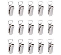 SUPERFINDINGS 15Pcs Iron Heavy Duty Rug Clips Platinum Metal Clip Hanging Clips for Hanging Rugs 42x23mm Wall Clips Rug Grippers Heavy Duty Clips for Tapestry Towel Shawl